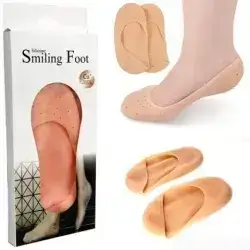 Silicon Smiling foot Anti Crack Full Length Protector Moisturizing Socks, Anti Crack Pain Heel Socks Free Size Universal