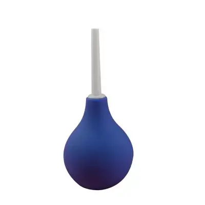 Douche Medical Silicone Bulbs for Men and Women Washing Cleaning Kit 89ml Blue