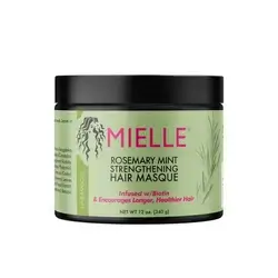 ماسك لتقوية الشعر بإكليل الجبل والنعناع ميلي أورجانيكس Mielle Organics Rosemary Mint Strengthening Hair Masque