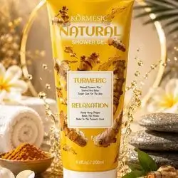 Kormesic Natural Turmeric Shower Gel (200ml)