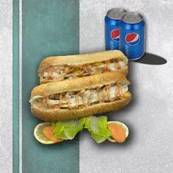 2 Chicken Fajitas With 2 Pepsi