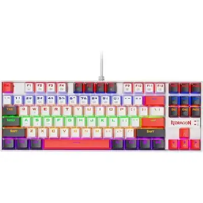 لوحة مفاتيح الألعاب الميكانيكية السلكية Redragon Kumara K552WLR RGB
