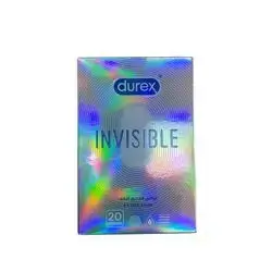 condom Durex invisible extra lubricated 20 condoms