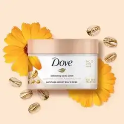 dove - exfoliating body polish ( colloidal oatmeal & calendula oil)