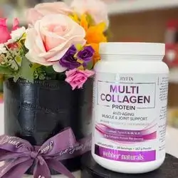 MULLTI COLLAGEN PROTEIN ANTI_AGING MUSCLE & JOINT SUPPORT UNFLAVORED 267g powder (webber naturals)