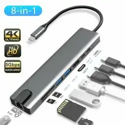 Type-C to HDTV 8 in 1