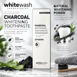Whitewash Laboratories Charcoal Whitening Toothpaste