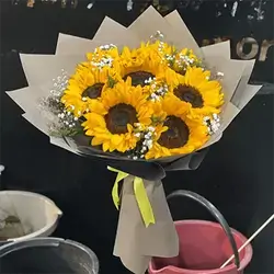 Sunflower Bouquet 8 Flowers