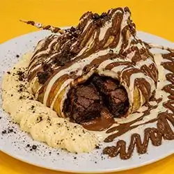 Boom Crepe Brownies