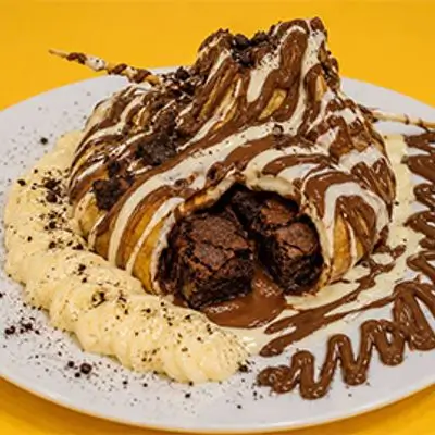 Boom Crepe Brownies