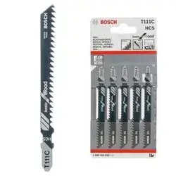 Bosch Jigsaw Blade Basicforwood T111C 5 Pcs
