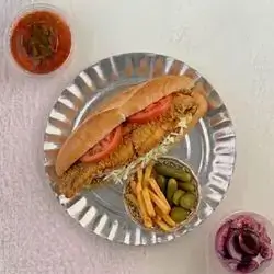 crispy fried fish sandwich 