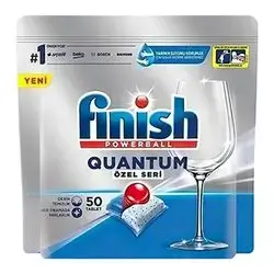 Finish Dishwashing Tablets Quantum 50 Pcs