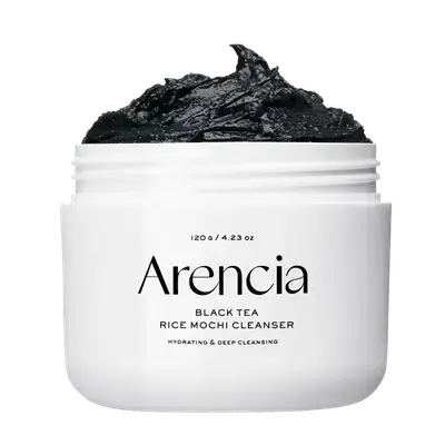 Black Tea & Rice Mochi Cleanser 120g _ Arencia