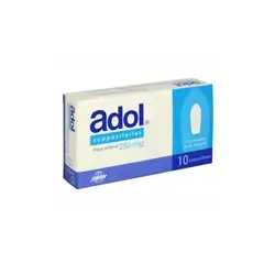 Adol Suppositories (Paracetamol 250mg) 10 Suppositories_Julphar