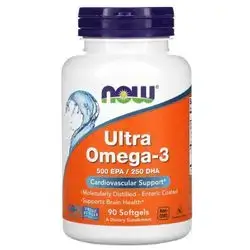 Now Foods, ULTRA OMEGA 3 FISH OIL 90, 90 Softgels