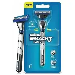 Gillette Mach 3 Turbo Shaving Razor for Men