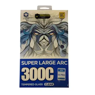 LITO 300C Super Large Arc Clear Tempered Glass Screen Protector (iPhone 14 Pro)
