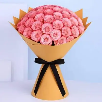 Imported Rose Bouquet – 80 Flowers
