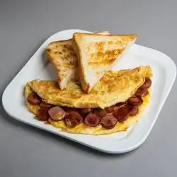 Sausage Mixed Cheese Omelet