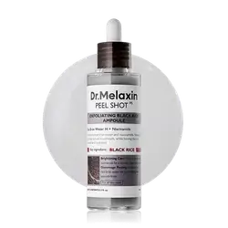 Peel Shot Exfoliating Black Rice Ampoule With Niacinamide 80ml _ Dr. Melaxin