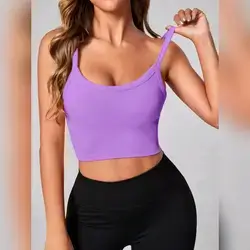 SHEIN Sovereign Charm Camo Print Workout Cami Top - Medium