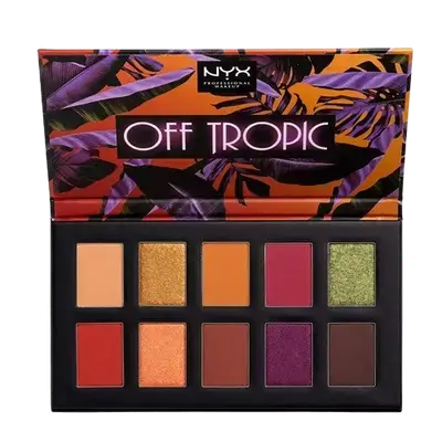Off Tropic Shadow Palette 02 SHIFTING SAND 10×1.1g _ NYX PROFESSIONAL MAKEUP