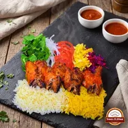 Half Wings Person With Rice