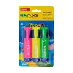 Weibo Highlighting Marker Pen 3 Color