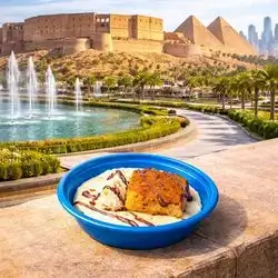 Basbousa And Cream Rice Bl Leben