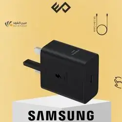 Samsung 45W PD USB-C UK Adapter and USB-C to USB-C 1.8m Cable Charger - Black