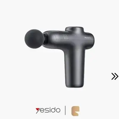 Yesido MG01 Percussion Massage Gun Multi-Speed High-Frequency Deep Tissue Massager - Black