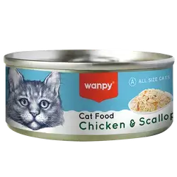 WANPY Cat Food - Chicken & Scallop 95G
