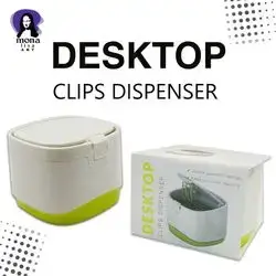 Desktop clips dispenser