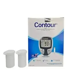 Contour Blood Glucose Monitoring System & BLOOD GLUCOSE TEST STRIPS 100 S