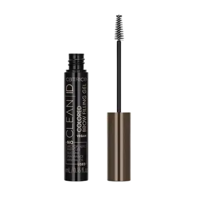 Clean ID Vegan Colored Brow Filling Gel 030 DARK 5ml _ CATRICE