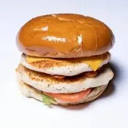Double Chicken Burger with Cheese