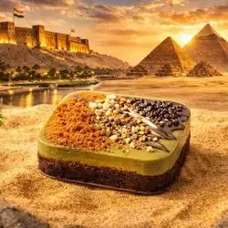Baghdad Dlaee Haba Map Cake