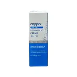 Copper Sebum Duo Cream 0.5% Zinc PCA