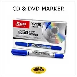 CD&DVD MARKER ,Duble side,Blue ,12 pcs.