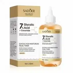 SADOER 7% Glycolic Acid + Ceramide Facial Toner (200ml)
