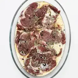 Steak Gould with Milk and Rosemary
