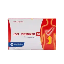 Eso-Protocol (Esomeprazole 20mg) 20 Capsule _ Ultra Medica