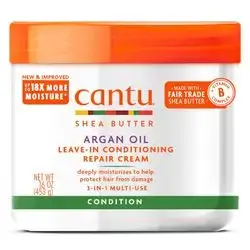 Cantu Argan Oil Leave In Conditioning Repair Cream 453g