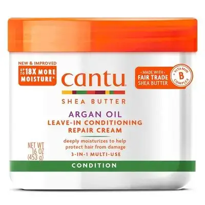 Cantu Argan Oil Leave In Conditioning Repair Cream 453g