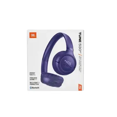 JBL Tune 530BT Wireless On-Ear Headphones (Dark Blue)
