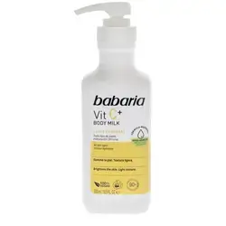 Babaria Vitamin C Body Milk - Body Lotion for Women - Boosts Collagen Production - Brightens and Moisturizes - Body Cream for All Skin Types - 16.9 oz