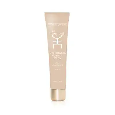 gli elementi tinted spf 50/جي إل آي إليمنتي كريم واقي شمس ملون بعامل حماية SPF 50+ PA+++ 40 مل