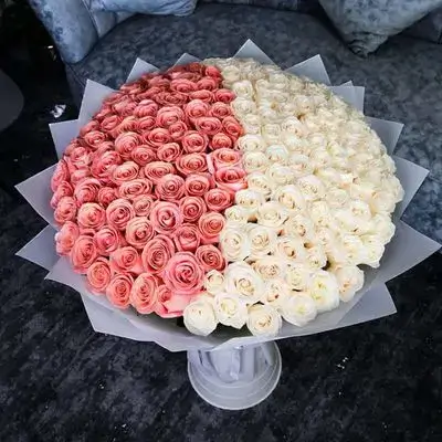 Imported Natural Flower Bouquet – 139 Flowers