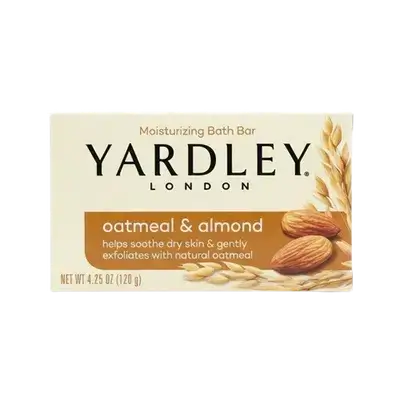 Oatmeal & Almond Moisturizing Bath Bar Soap 120g _ YARDLEY LONDON